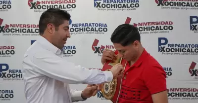 Reconocimiento a boxeador Daniel Garcia