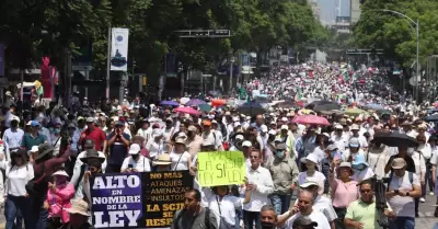 Marcha nacional en defensa de la Suprema Corte de Justicia de la Nacin