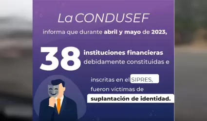 38 instituciones financieras fueron vctimas de suplantacin de identidad