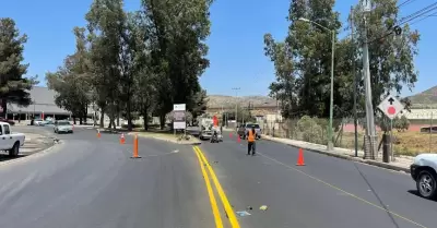 Rehabilitaci�n de avenida Hidalgo en el municipio de Tecate