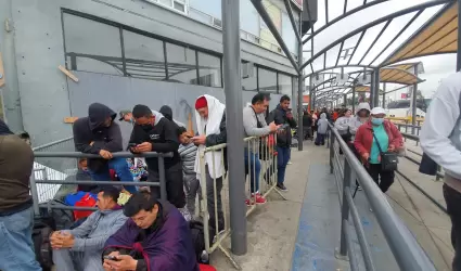 Migrantes en busca de asilo