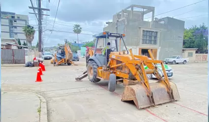 Reposicin de red de alcantarillado sanitario en la colonia Buena Vista