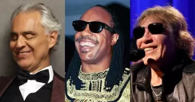 Andrea Bocelli, Stevie Wonder, Jos Feliciano y otros artistas ciegos