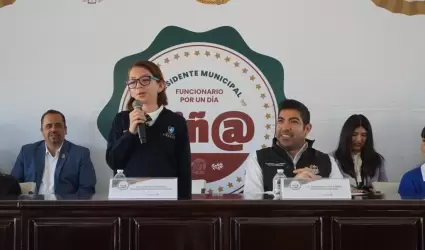 Lucca Palafox. Ni�o alcalde por un d�a