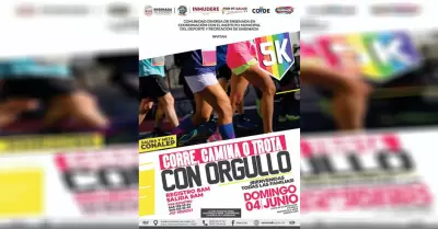 Invita Inmudere a carrera "Corre, Camina o Trota con Orgullo" de 5 Km