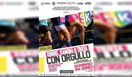 Invita Inmudere a carrera "Corre, Camina o Trota con Orgullo" de 5 Km
