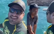 Julin lvarez pidi "fiado" de comer a pescador que no lo reconoci