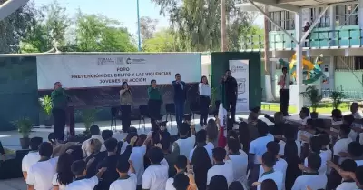 Efect�a CONALEP BC actividades para prevenir el delito con la Secretar�a de Segu