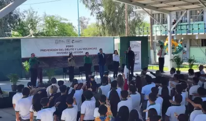 Efect�a CONALEP BC actividades para prevenir el delito con la Secretar�a de Segu
