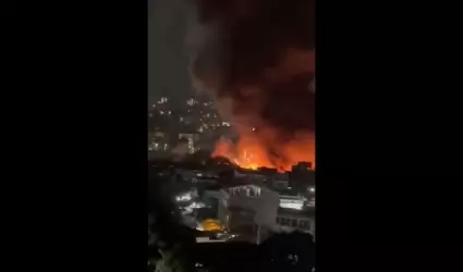 Incendio en Acapulco