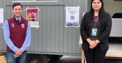 Oficina de atencin a migrantes en la garita de San Ysidro.