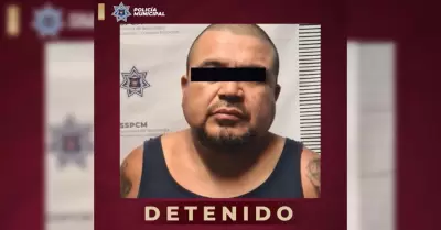 Detenido amenazar a su familia