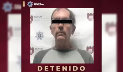 Detenido por agresion