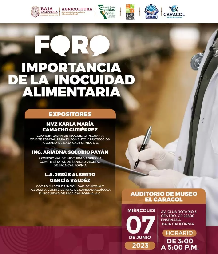 Foro "Importancia de la Inocuidad Alimentaria"