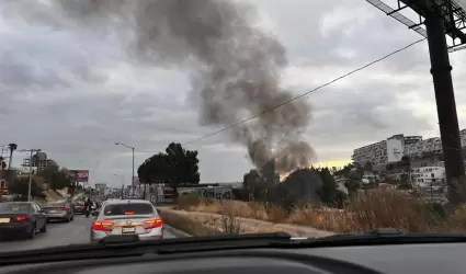 Incendio en casa abandonada
