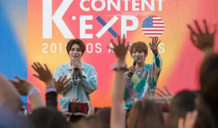 Kenta y Sanggyun de "JBJ95" en K-Content EXPO 2019