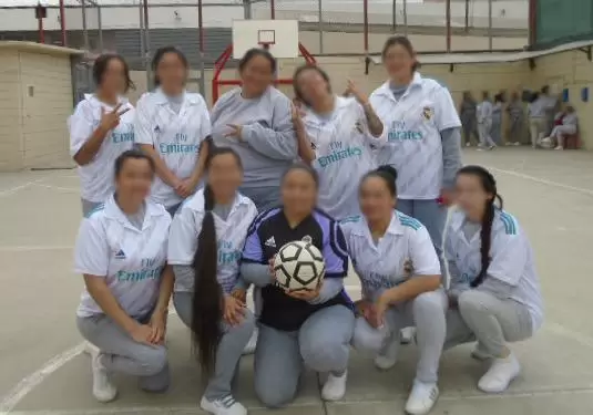 Convivencia deportiva entre la poblacin femenil del Centro Penitenciario