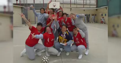 Convivencia deportiva entre la poblacin femenil del Centro Penitenciario