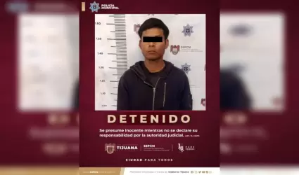 Presunto responsable de asaltar con violencia a una mujer