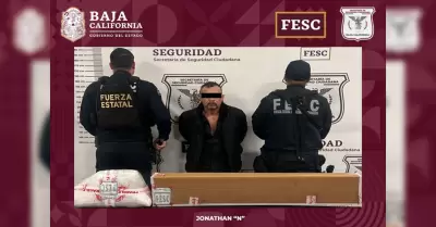 Aseguran armas de fuego y 9 kilos de droga