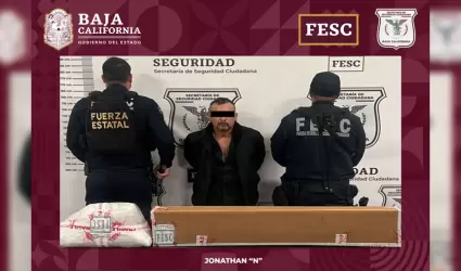 Aseguran armas de fuego y 9 kilos de droga