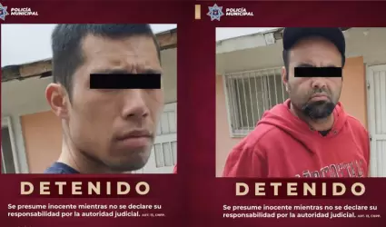 Detenidos con arma