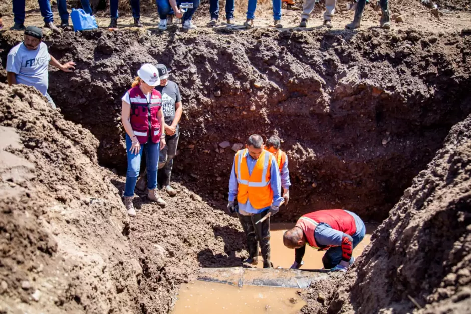 Obras para el mejoramiento para atender la demanda de agua potable y alcantarillado sanitario en Rosarito