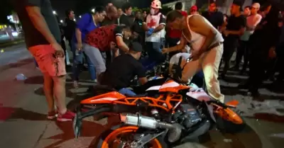 Muere motociclista que participaba en arrancones