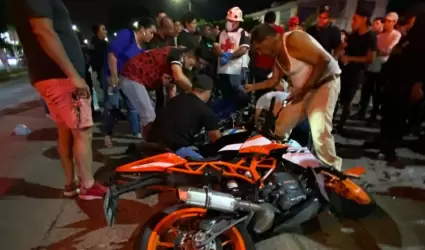 Muere motociclista que participaba en arrancones