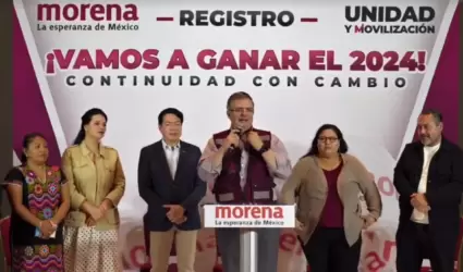 Registro de Marcelo Ebrard como precandidato presidencial