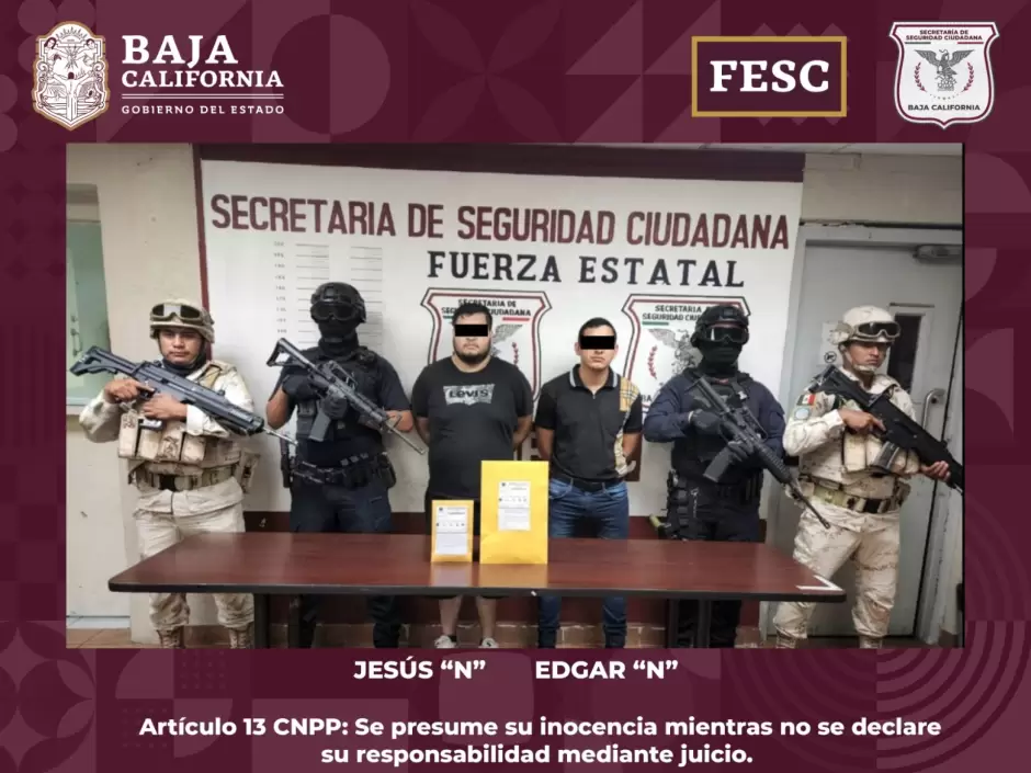 9 presuntos narcomenudistas