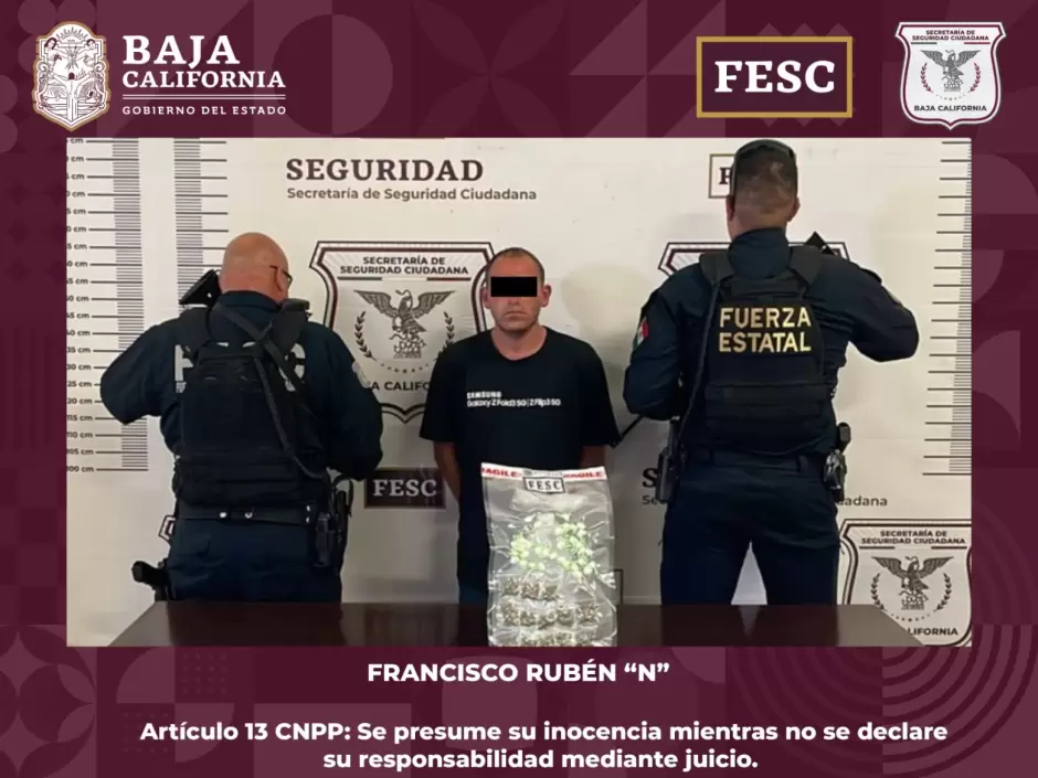 9 presuntos narcomenudistas