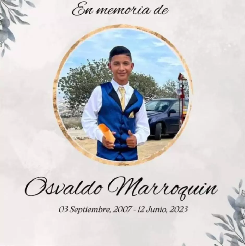 Joven de 15 aos asesinado a balazos