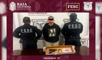 Detenido con arma