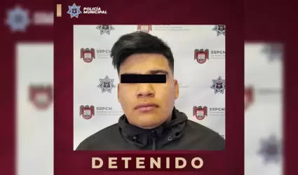 Joven detenido con armas largas