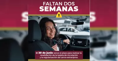 Fecha lmite para cambiar la tarjeta de circulacin y regularizacin de carros e