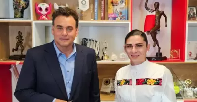 David Faitelson entrevista a Ana Gabriela Guevara