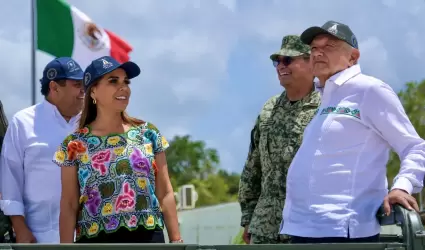 Supervisin de avances del Tren Maya y Aeropuerto de Tulum