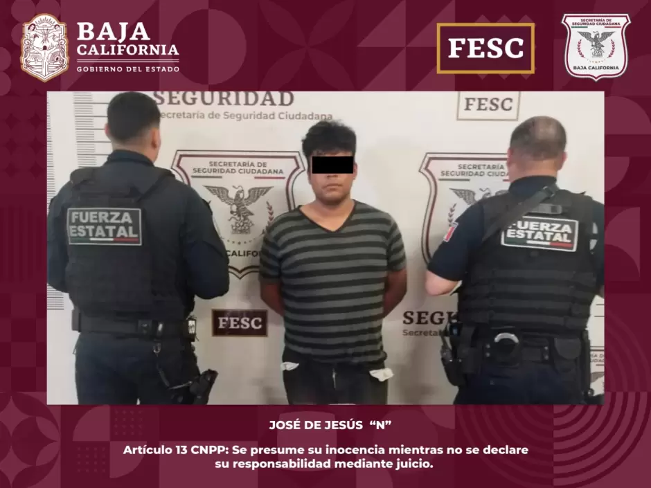 Aprehende FESC a 12 personas