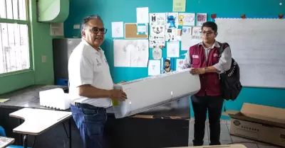 Aire acondicionado en escuelas de San Felipe