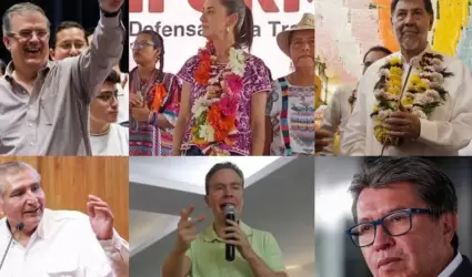 As� fue el primer d�a de giras de las corcholatas rumbo a 2024
