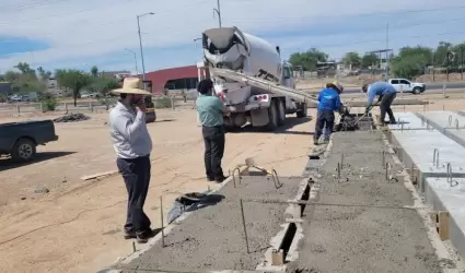 Avanza SIDURT en rehabilitaci�n de camellones en Calzada de Los Presidentes en M