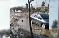 Vecinos denuncian que alcantarillas derraman agua negras desde el 16 de junio en el Ejido Ojo de Agua