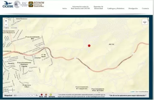 Mapa del movimiento ssmico