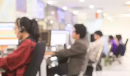 Empleados de call center