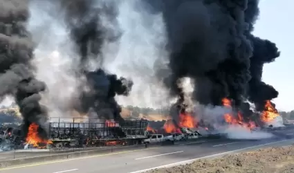 Accidente en autopista de Jalisco