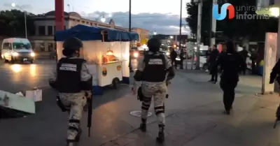 Guardia Nacional en operativos en las zonas de bares y restaurantes de Tijuana