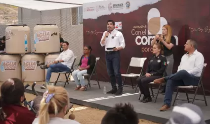 Jornada "Con el corazn por delante" en la comunidad de San Carlos, en Maneadero