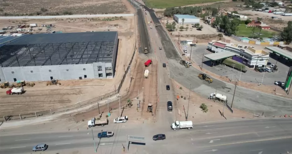 Cierre vehicular por obra en carretera Islas Agrarias