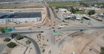 Cierre vehicular por obra en carretera Islas Agrarias